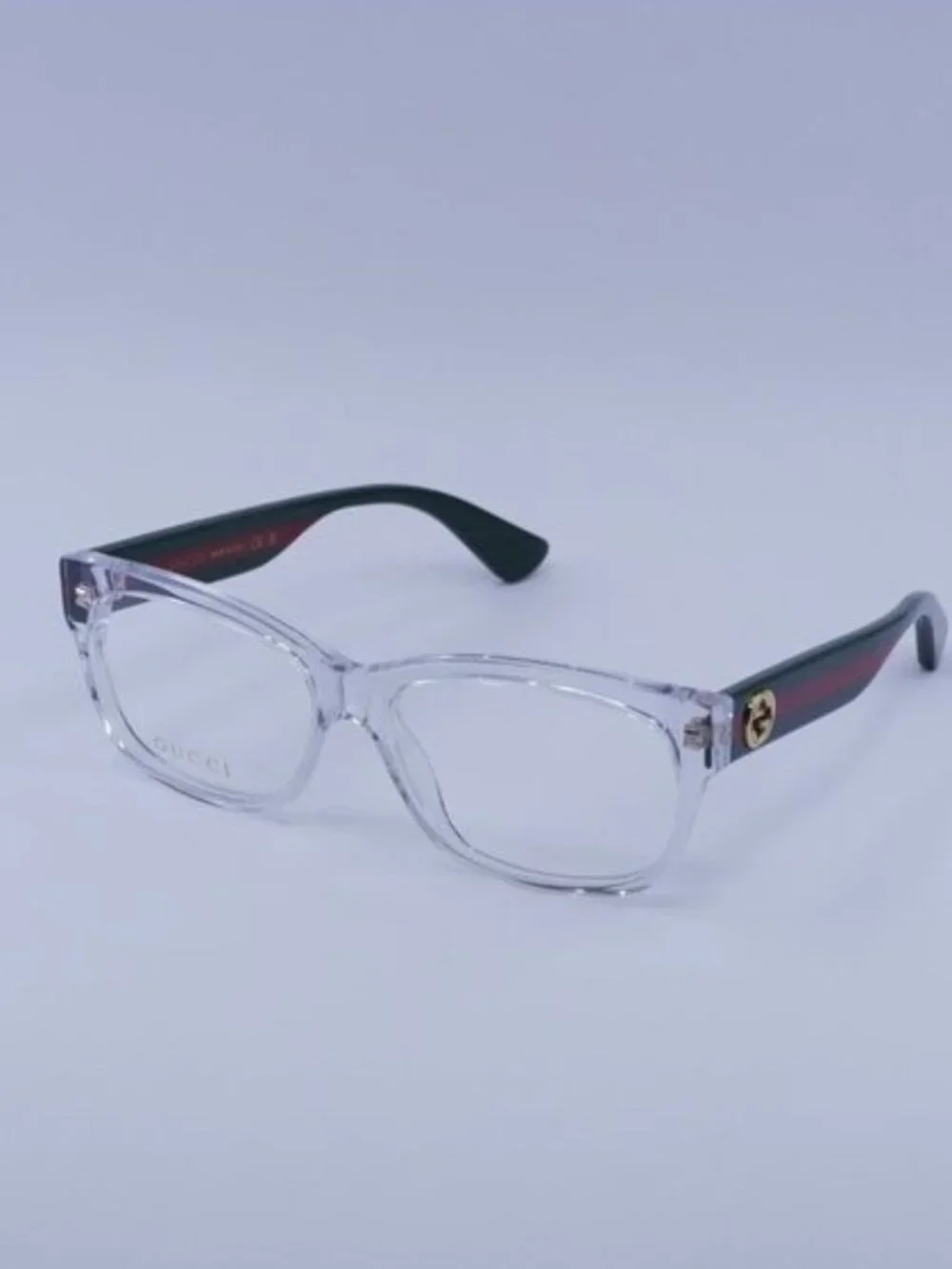 Gucci GG0278O 016 Eyeglasses Crystal 55mm Rectangle Frame